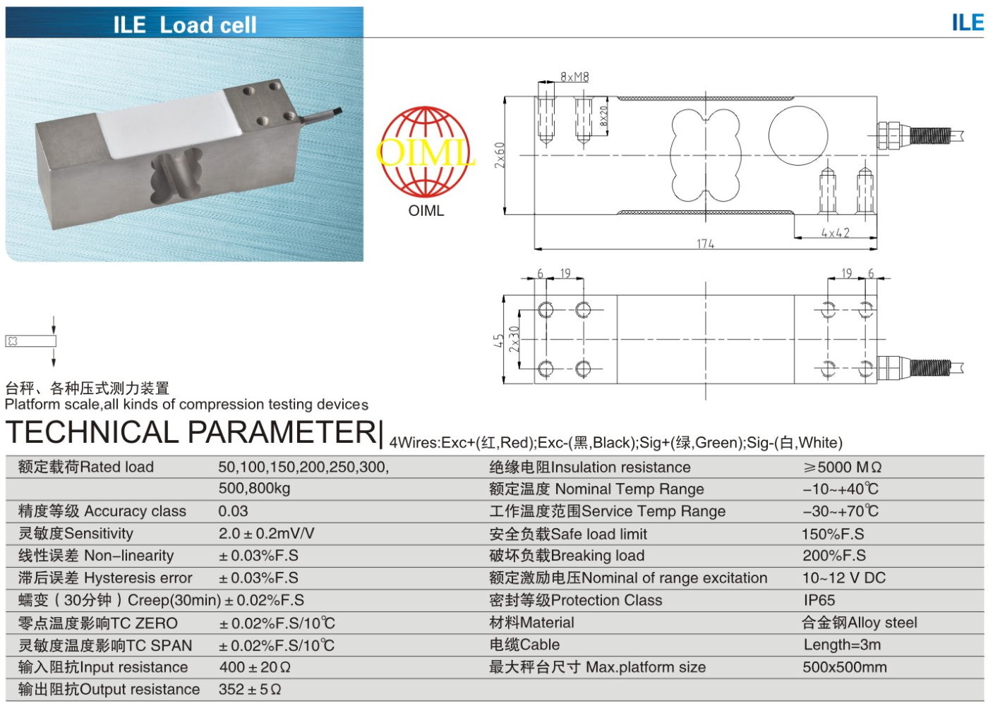 Keli Load Cell Indicator R35 Keli ILE Load Cell